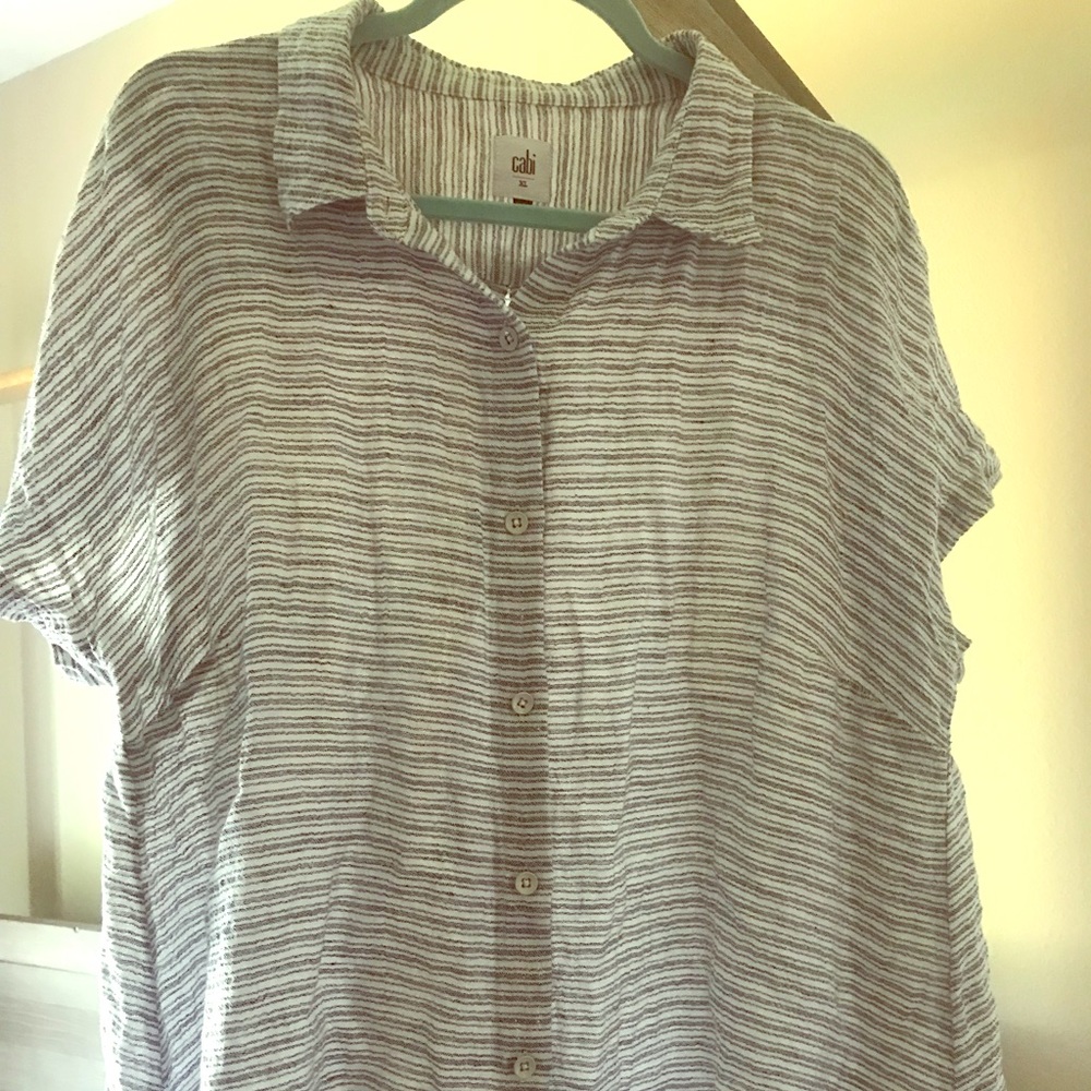 Breezy striped top